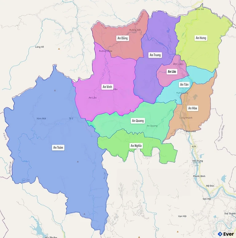 Bản đồ hành chính Huyện An Lão