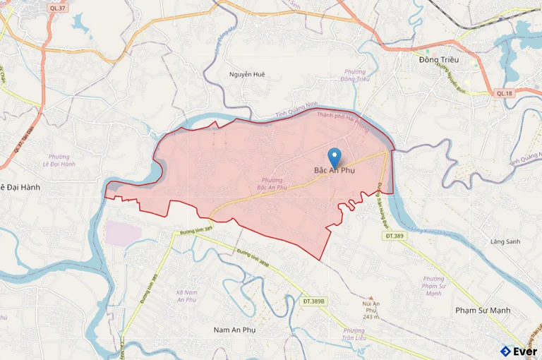 Bản đồ hành chính phường Bắc An Phụ, Hải Phòng sau sáp nhập