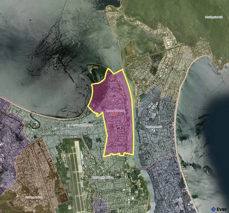 Bản đồ hành chính phường Hải Châu, Đà Nẵng sau sáp nhập