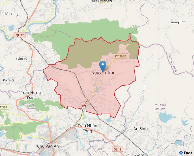 Bản đồ hành chính phường Nguyễn Trãi, Hải Phòng sau sáp nhập