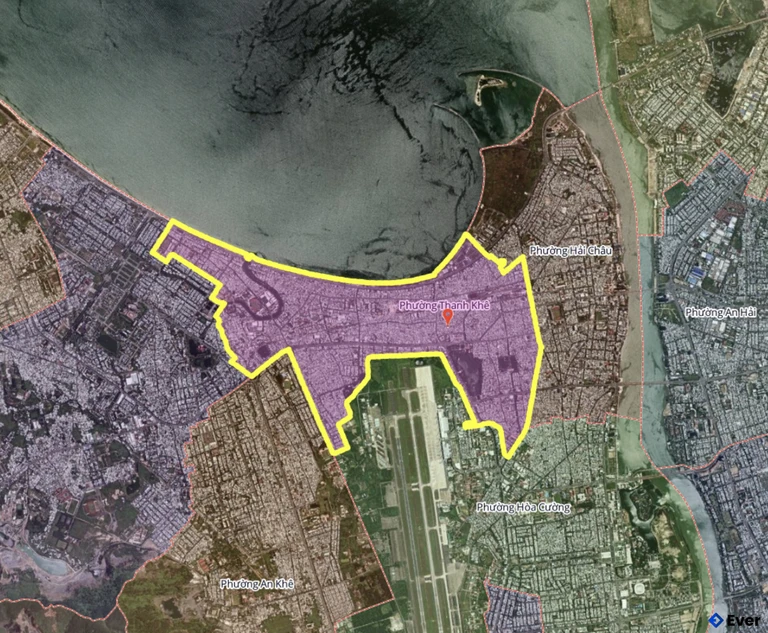 Bản đồ hành chính phường Thanh Khê, Đà Nẵng sau sáp nhập