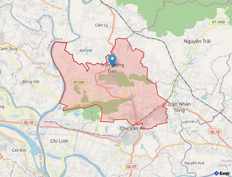 Bản đồ hành chính phường Trần Hưng Đạo, Hải Phòng sau sáp nhập