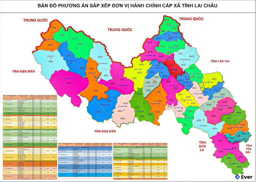 Bản đồ hành chính Tỉnh Lai Châu
