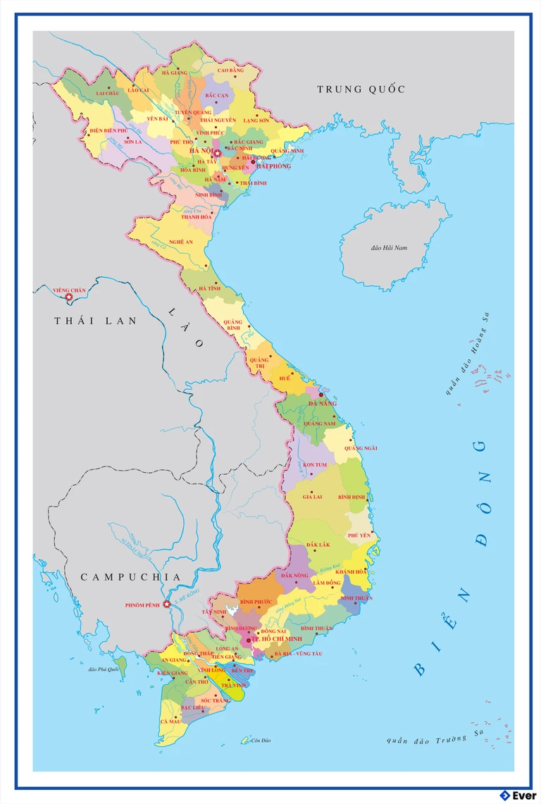 Bản đồ hành chính Việt Nam