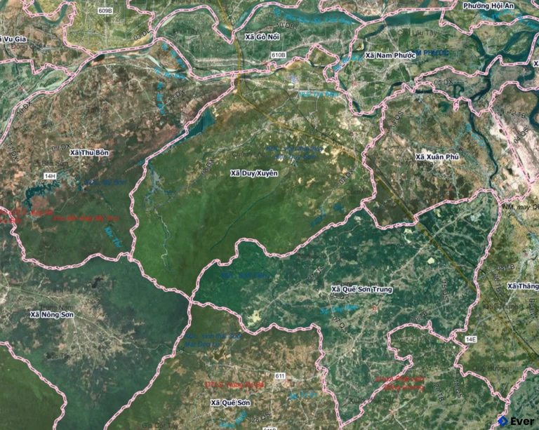 Bản đồ hành chính xã Duy Xuyên, Đà Nẵng sau sáp nhập