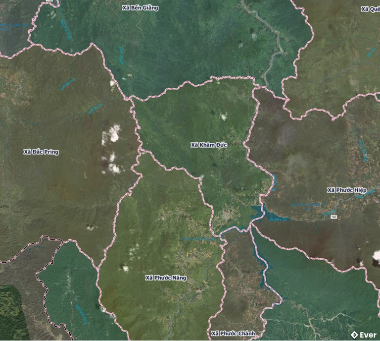 Bản đồ hành chính xã Khâm Đức, Đà Nẵng sau sáp nhập