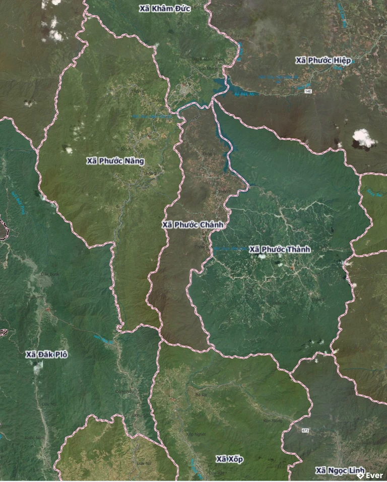 Bản đồ hành chính xã Phước Chánh, Đà Nẵng sau sáp nhập