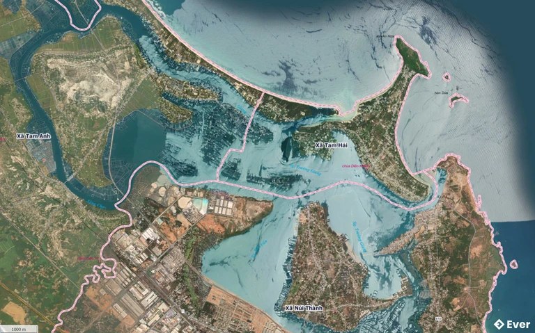 Bản đồ hành chính xã Tam Hải, Đà Nẵng sau sáp nhập