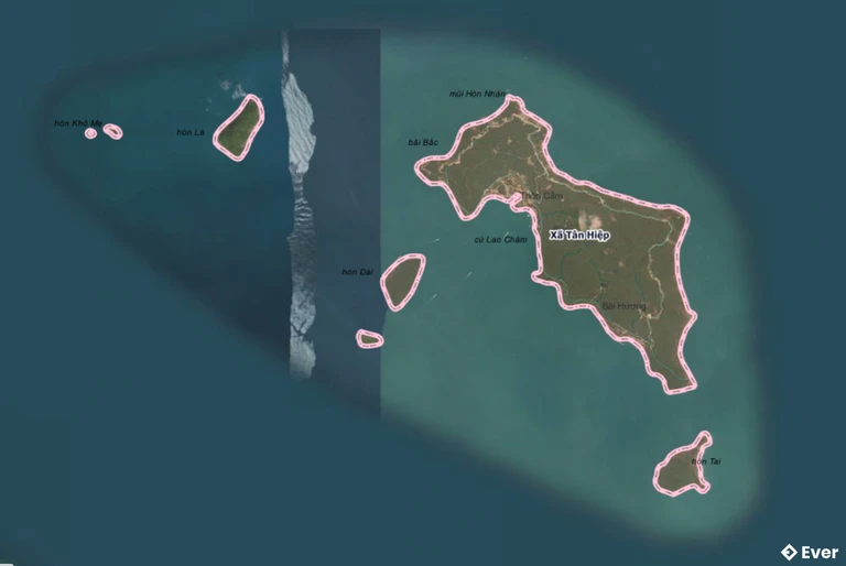 Bản đồ hành chính xã Tân Hiệp, Đà Nẵng sau sáp nhập