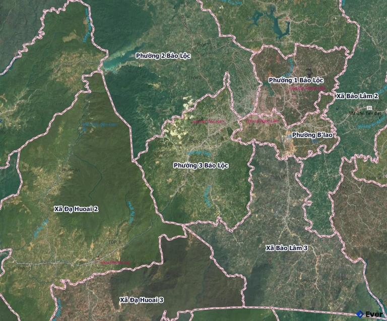 Bản đồ Phường 3 Bảo Lộc, Lâm Đồng sau sáp nhập