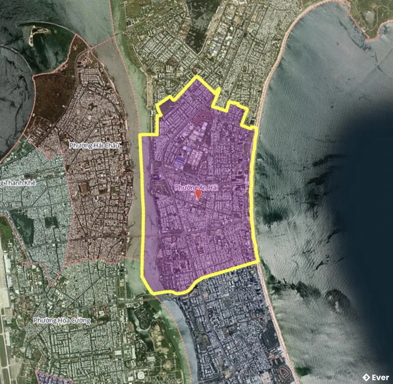 Bản đồ phường An Hải, Đà Nẵng sau sáp nhập