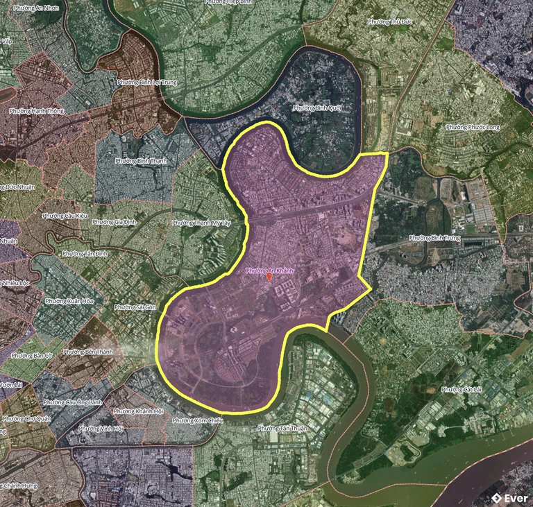 Bản đồ phường An Khánh, thành phố Hồ Chí Minh sau sáp nhập