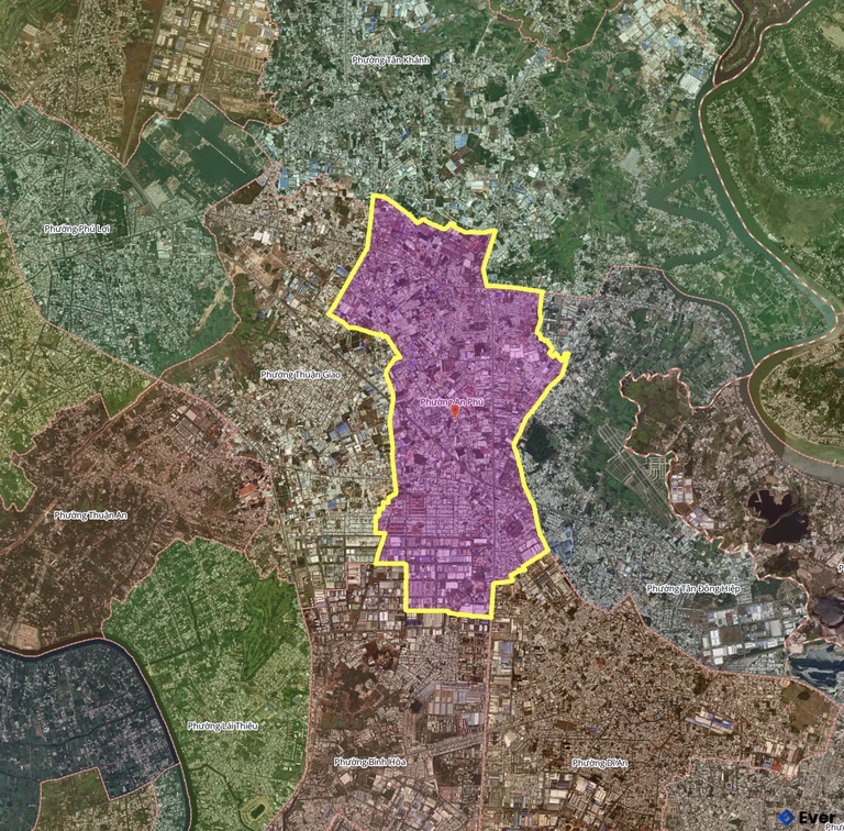 Bản đồ phường An Phú, thành phố Hồ Chí Minh sau sáp nhập