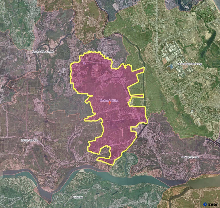 Bản đồ phường An Thắng, Đà Nẵng sau sáp nhập