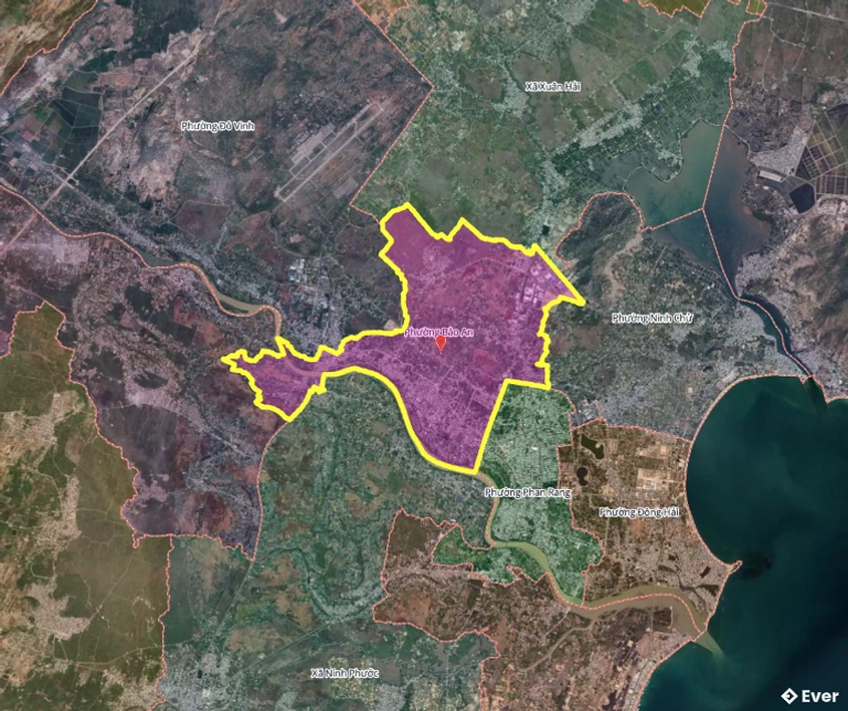 Bản đồ phường Bảo An sau sáp nhập