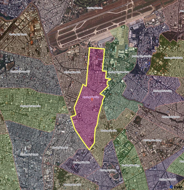 Bản đồ phường Bảy Hiền, thành phố Hồ Chí Minh sau sáp nhập