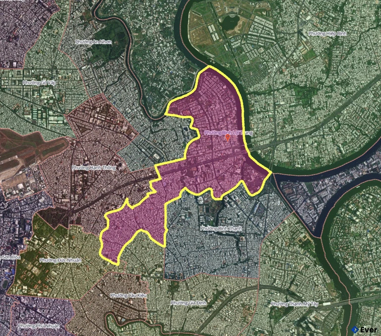 Bản đồ phường Bình Lợi Trung, thành phố Hồ Chí Minh sau sáp nhập