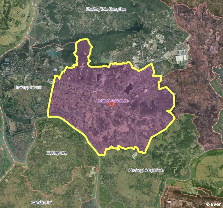 Bản đồ phường Chu Văn An, Hải Phòng sau sáp nhập