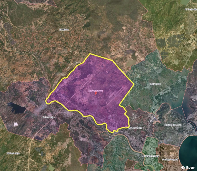 Bản đồ phường Đô Vinh sau sáp nhập