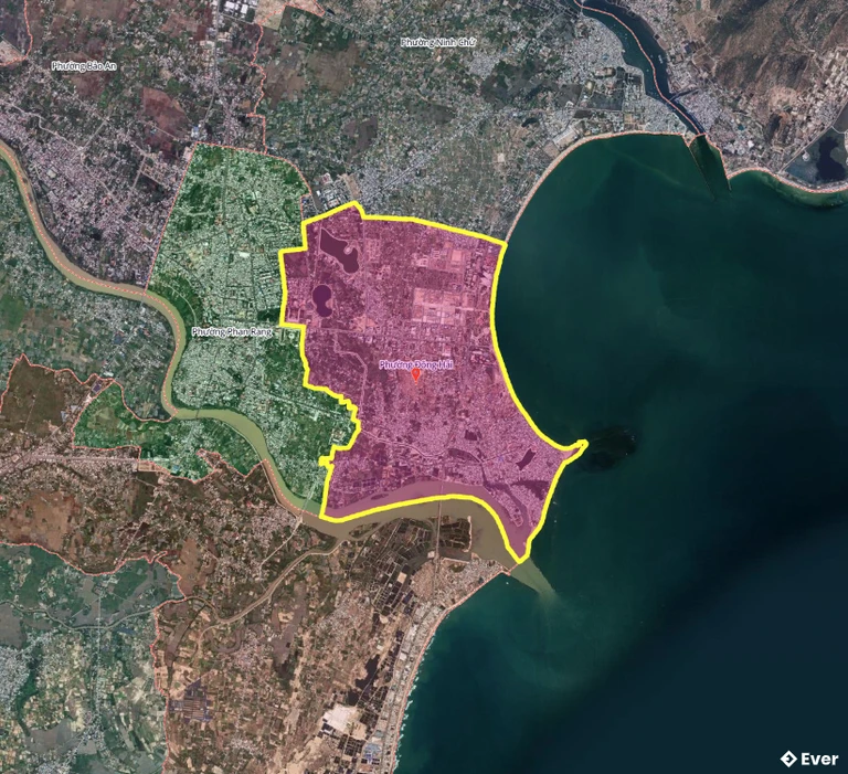 Bản đồ phường Đông Hải sau sáp nhập