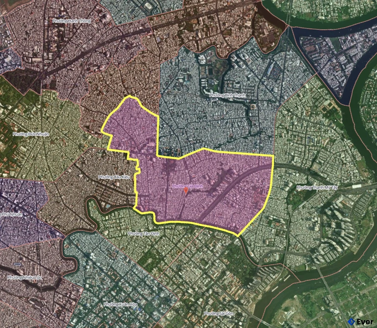 Bản đồ phường Gia Định, thành phố Hồ Chí Minh sau sáp nhập