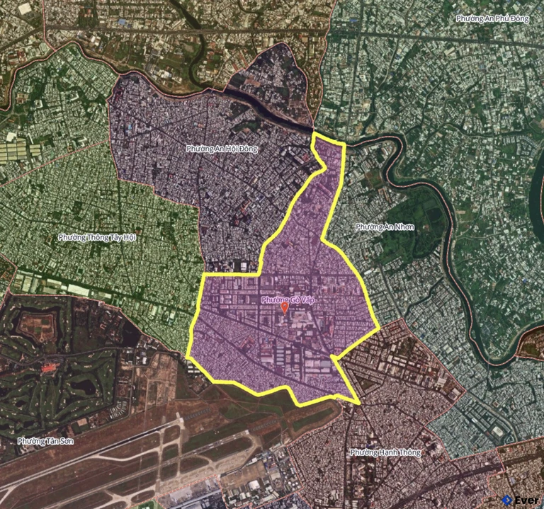 Bản đồ Phường Gò Vấp, Thành phố Hồ Chí Minh sau sáp nhập