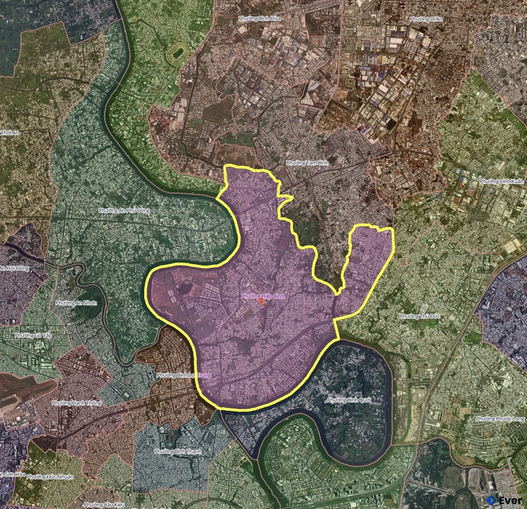 Bản đồ phường Hiệp Bình, thành phố Hồ Chí Minh sau sáp nhập