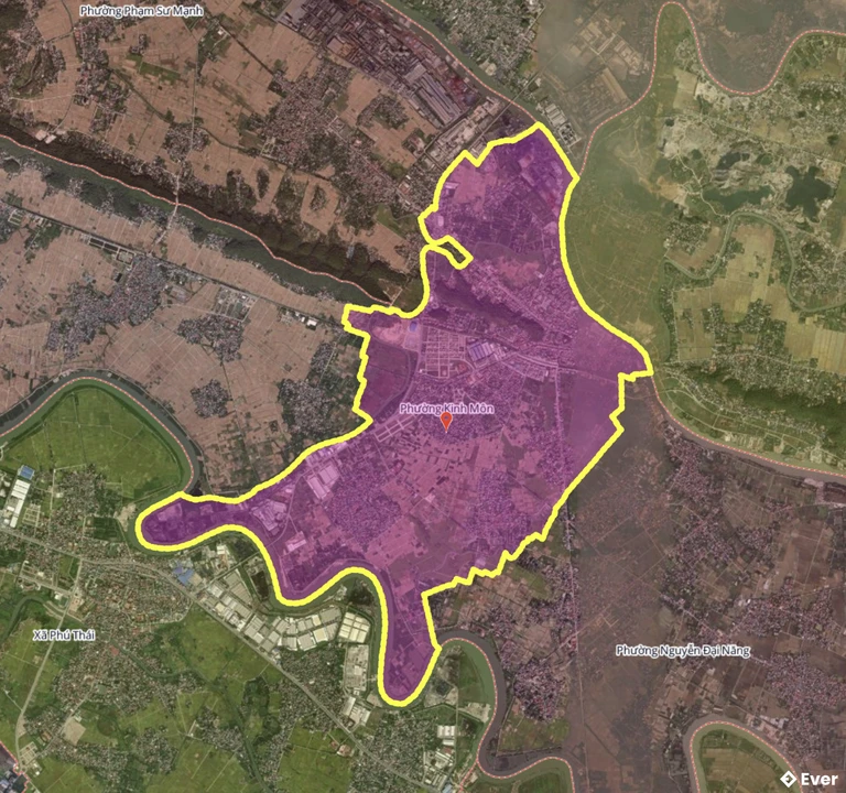 Bản đồ phường Kinh Môn, Hải Phòng sau sáp nhập