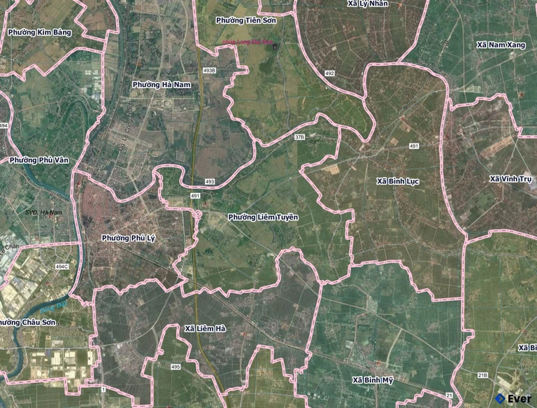 Bản đồ phường Liêm Tuyền, Ninh Bình sau sáp nhập