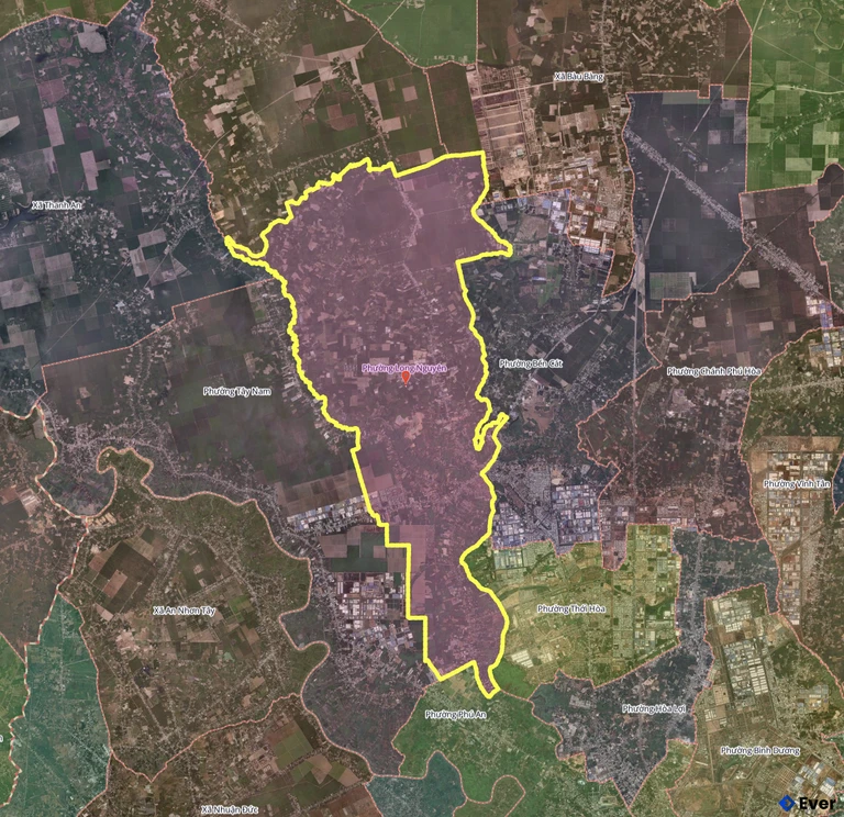 Bản đồ phường Long Nguyên, thành phố Hồ Chí Minh sau sáp nhập