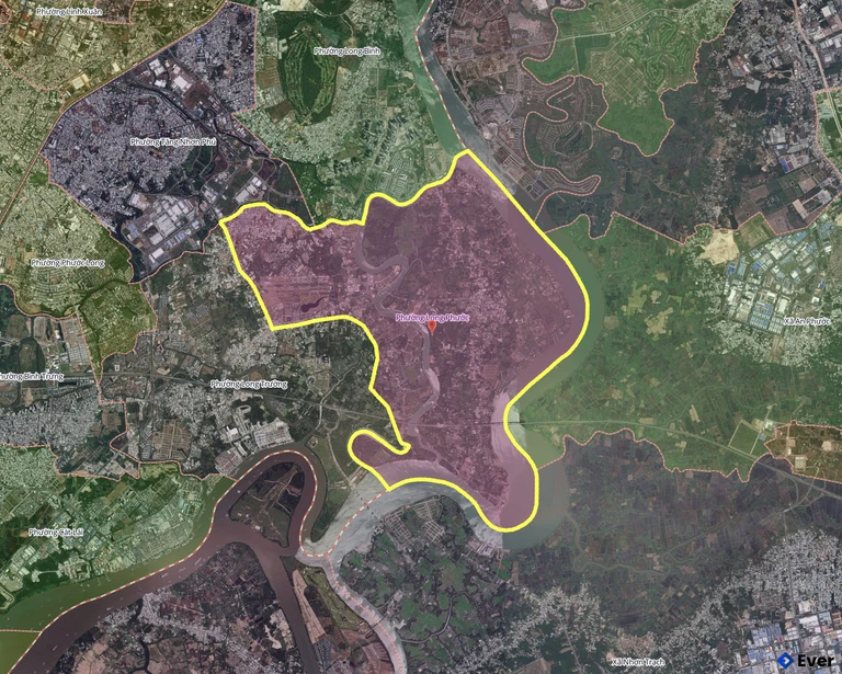 Bản đồ phường Long Phước, thành phố Hồ Chí Minh sau sáp nhập