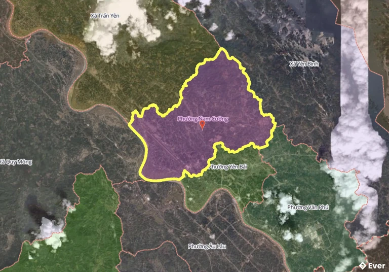 Bản đồ phường Nam Cường, Lào Cai sau sáp nhập