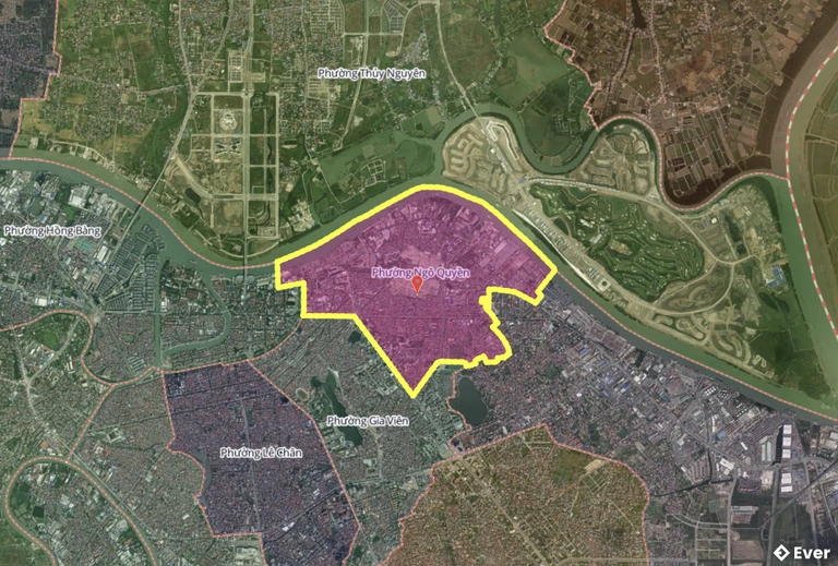 Bản đồ phường Ngô Quyền, Hải Phòng sau sáp nhập