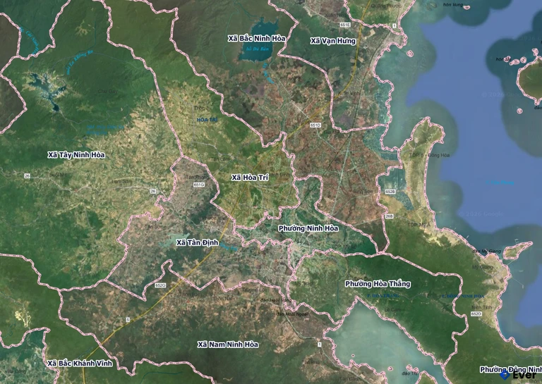 Bản đồ phường Ninh Thạnh sau sáp nhập