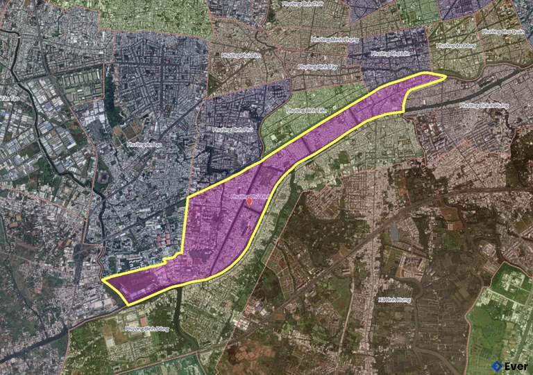 Bản đồ phường Phú Định, thành phố Hồ Chí Minh sau sáp nhập