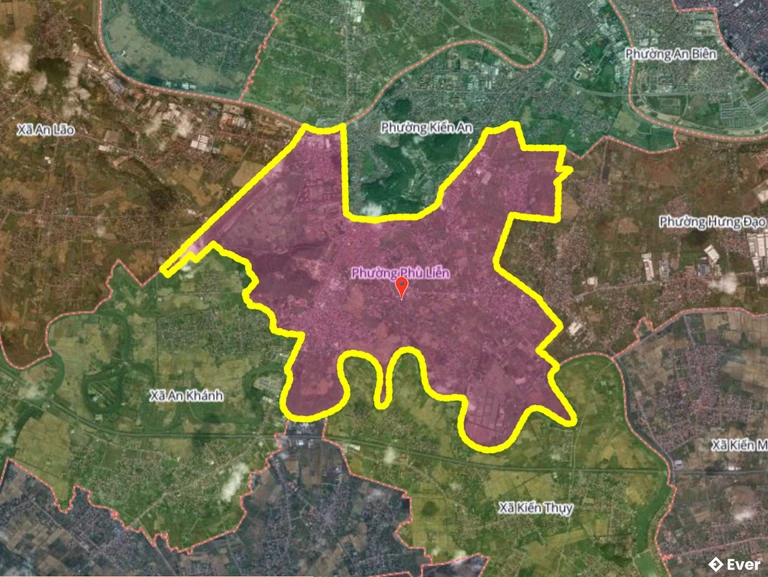 Bản đồ phường Phù Liễn, Hải Phòng sau sáp nhập