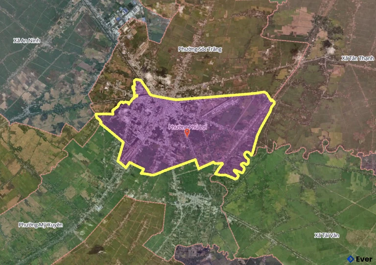 Bản đồ phường Phú Lợi, Cần Thơ sau sáp nhập