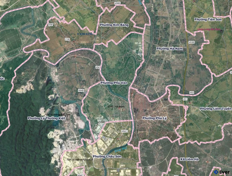 Bản đồ phường Phù Vân, Ninh Bình sau sáp nhập