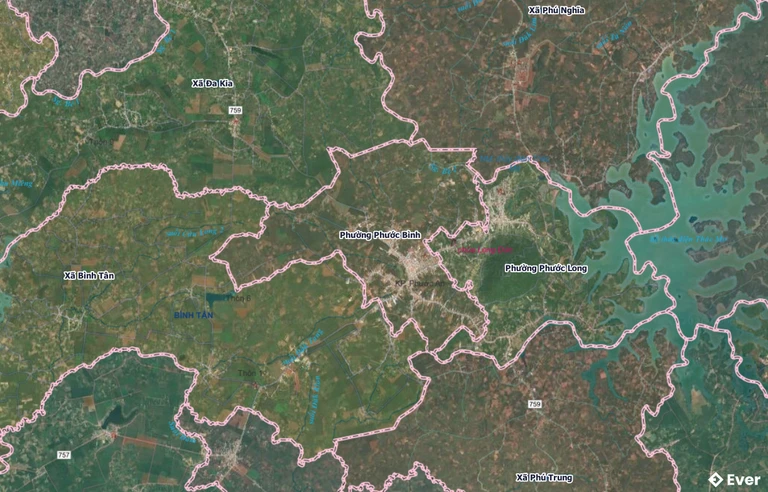 Bản đồ phường Phước Bình, Đồng Nai sau sáp nhập