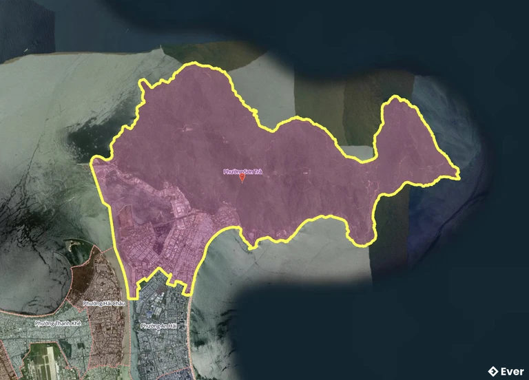 Bản đồ phường Sơn Trà, Đà Nẵng sau sáp nhập