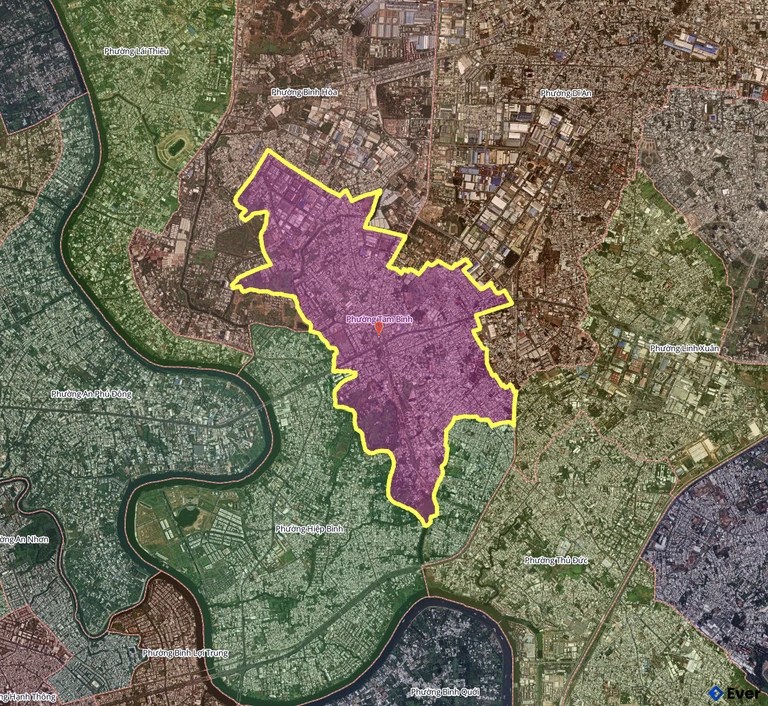 Bản đồ phường Tam Bình, thành phố Hồ Chí Minh sau sáp nhập