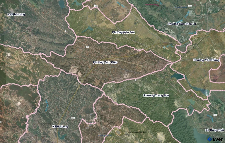 Bản đồ phường Tam Điệp sau sáp nhập