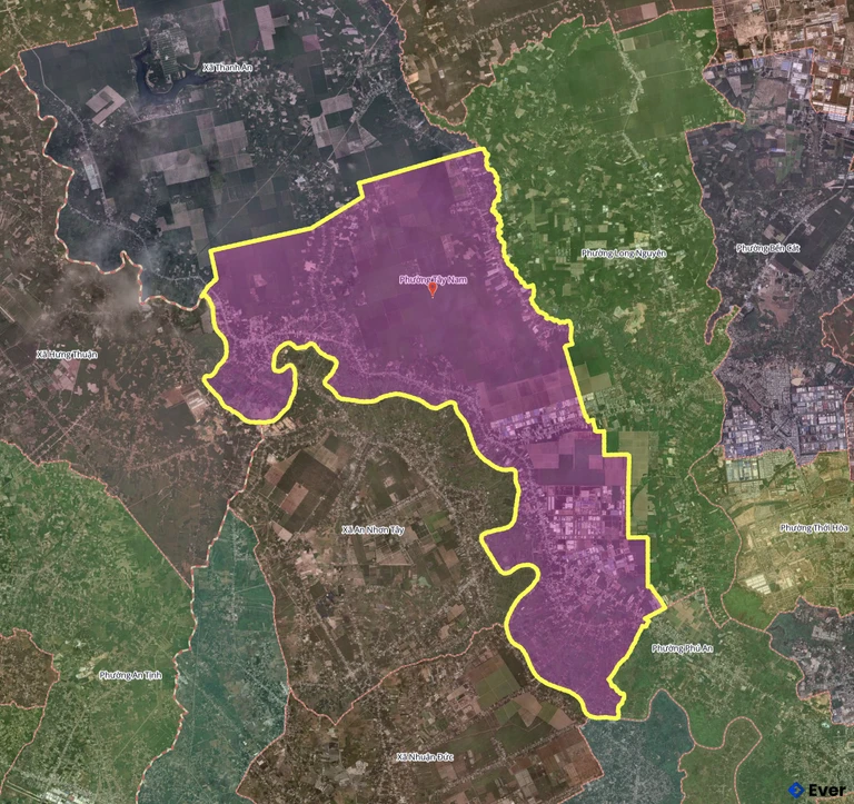 Bản đồ phường Tây Nam, thành phố Hồ Chí Minh sau sáp nhập