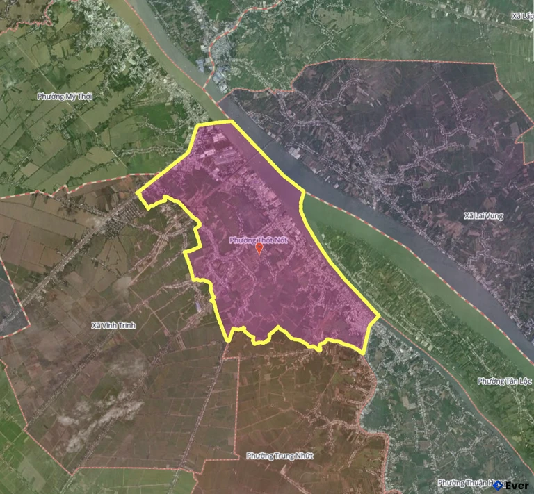 Bản đồ phường Thốt Nốt, Cần Thơ sau sáp nhập