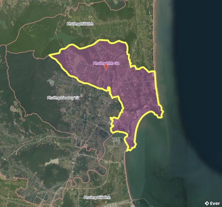 Bản đồ phường Tĩnh Gia, Thanh Hóa sau sáp nhập