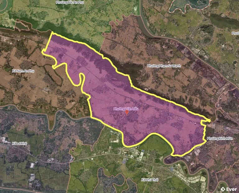 Bản đồ phường Trần Liễu, Hải Phòng sau sáp nhập