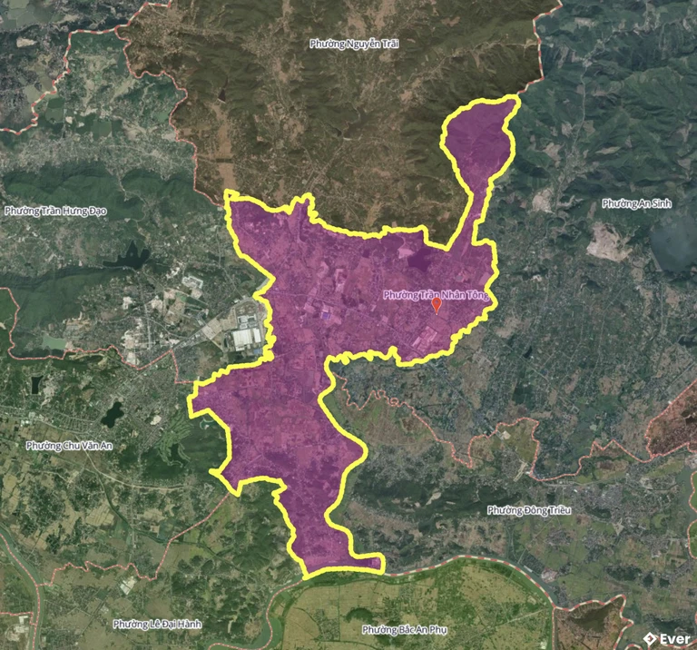 Bản đồ phường Trần Nhân Tông, Hải Phòng sau sáp nhập