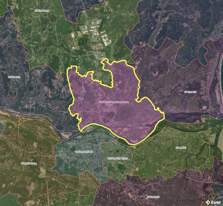 Bản đồ phường Trương Quang Trọng, Quảng Ngãi sau sáp nhập