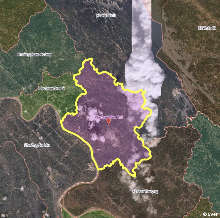 Bản đồ phường Văn Phú, Lào Cai