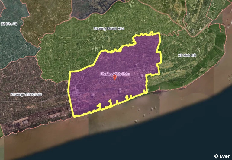 Bản đồ phường Vĩnh Châu, Cần Thơ sau sáp nhập